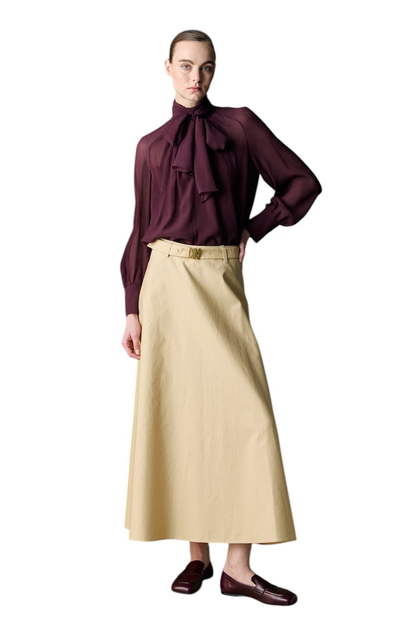 Natan Collection blouse dames aubergine FOURMI-JARM01 310
