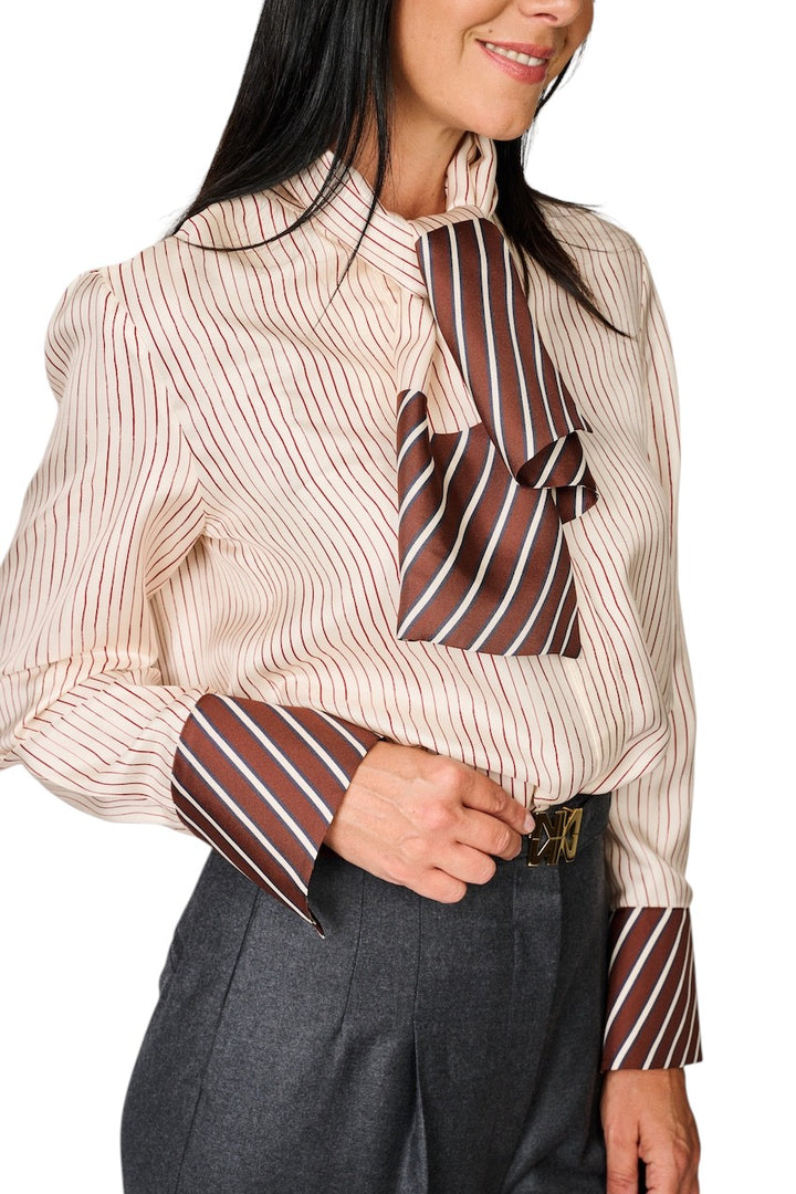 Natan Collection blouse dames ecru FORCE-N3CS06 102