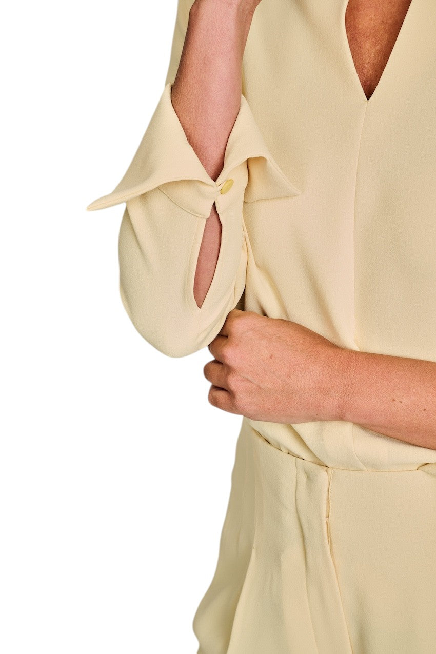 Natan Collection blouse dames geel ENORA-N6NJ03-110