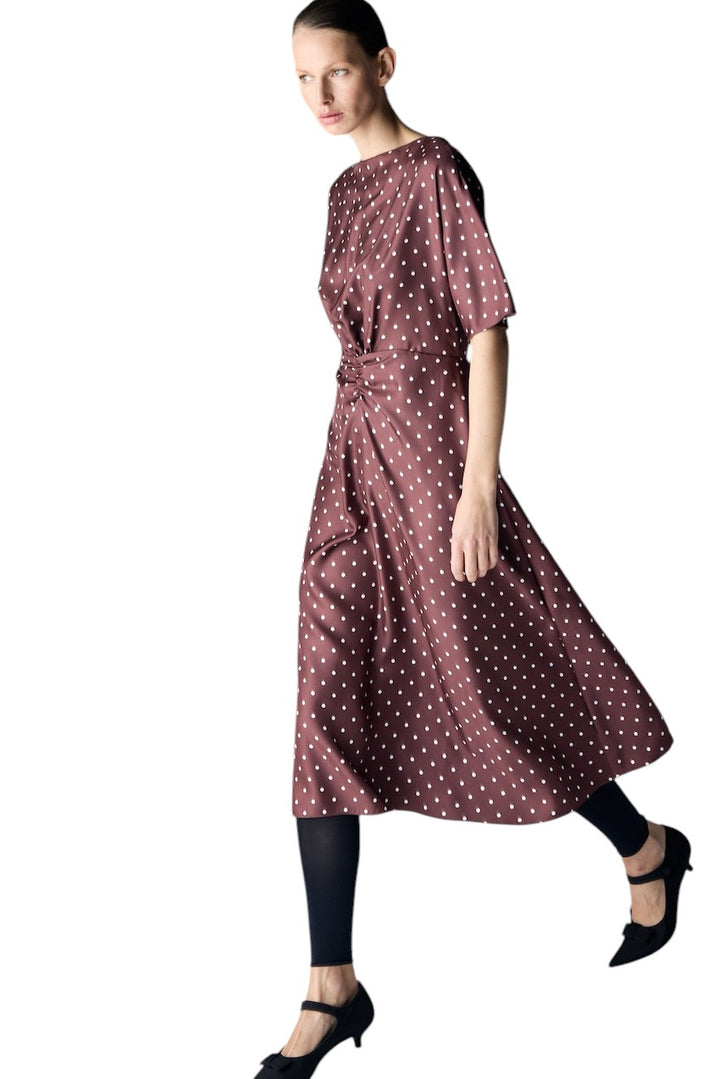 Natan Collection kleedje dames aubergine FIGARO-JAAP28 310