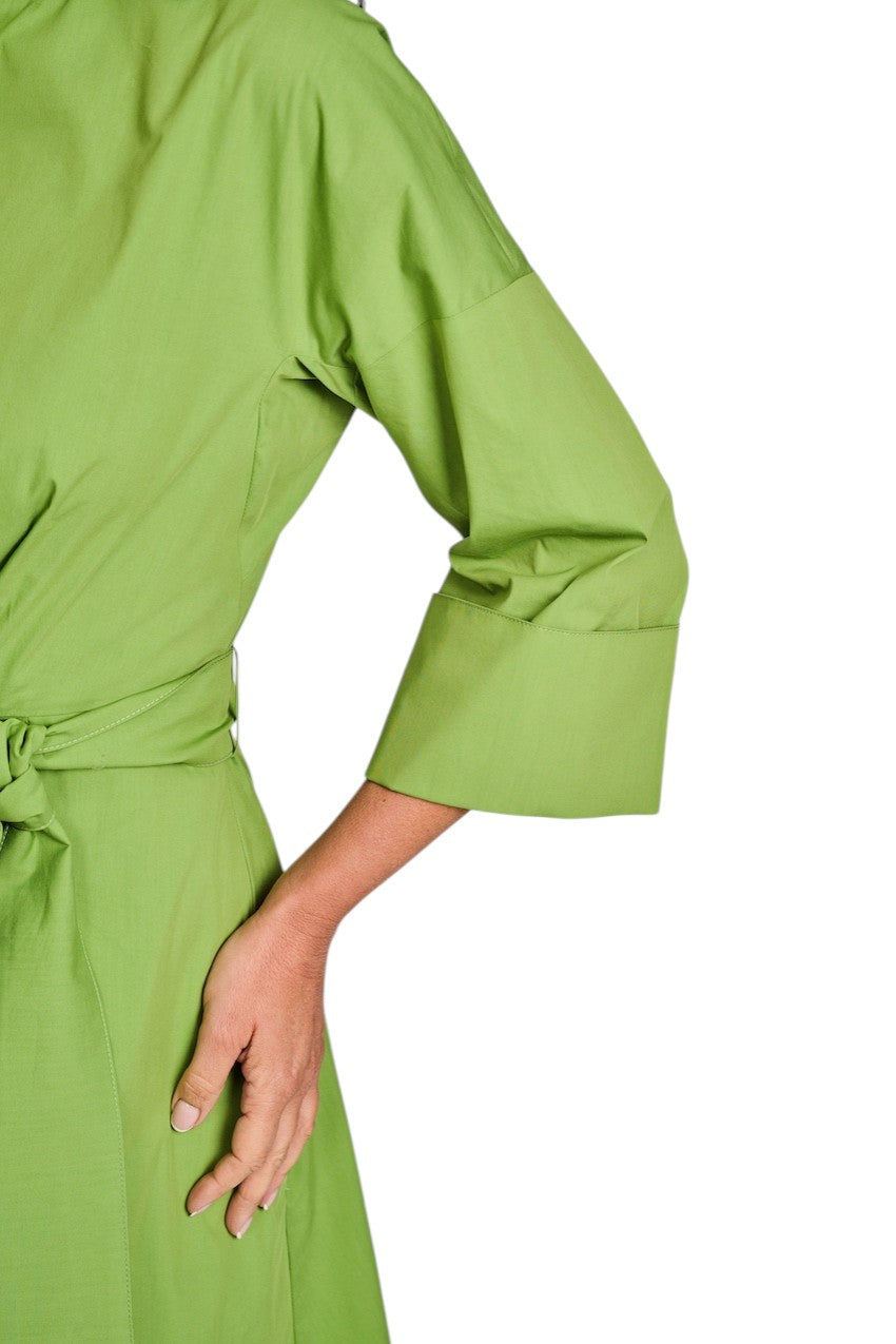 Natan Collection kleedje dames groen EFLOU-J5ZN01-219