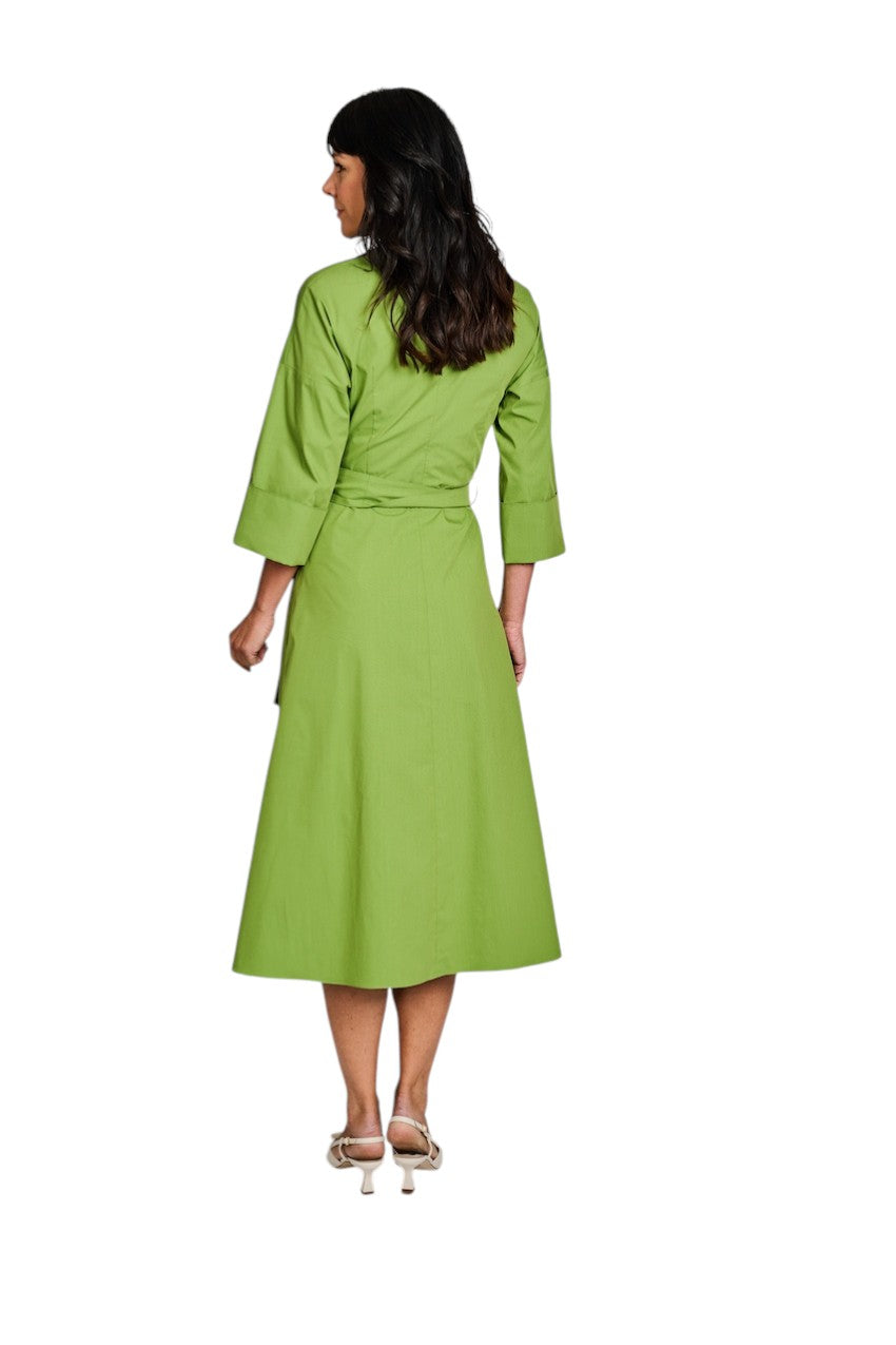 Natan Collection kleedje dames groen EFLOU-J5ZN01-219