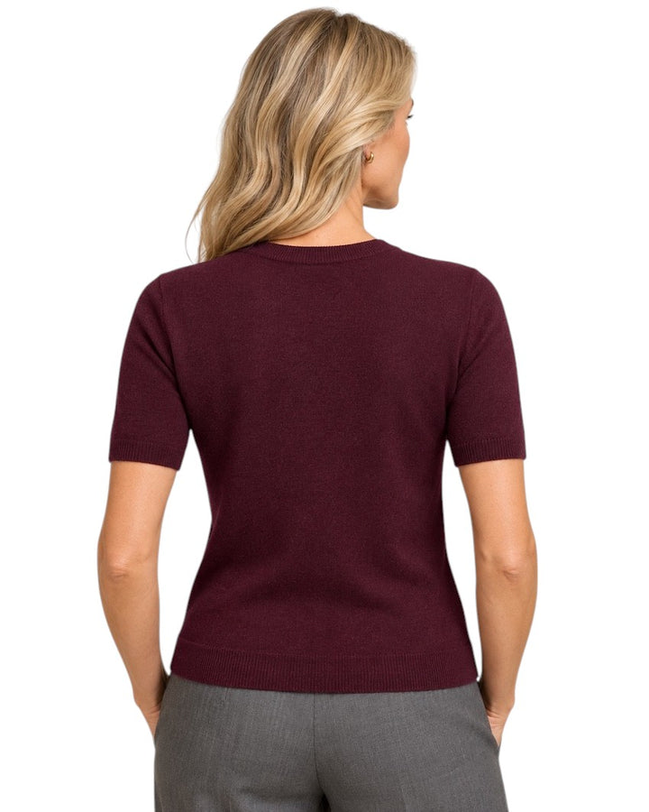 Natan Collection pull trui dames bordeaux OPALE-WOOLCASH 123