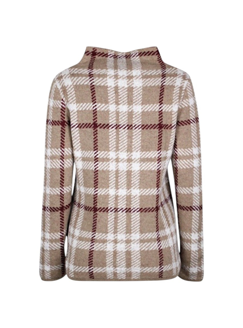 Natan Collection pull trui dames camel MUST-CARREAUX 163