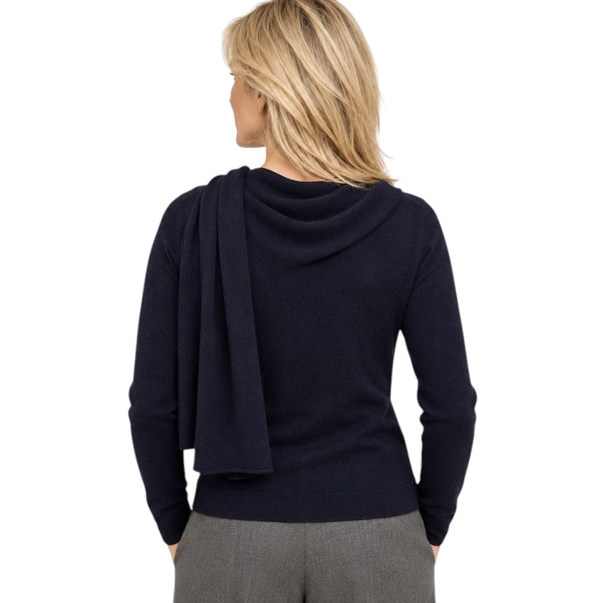 Natan Collection pull trui dames marine OSIRIS-WOOLCASH-140