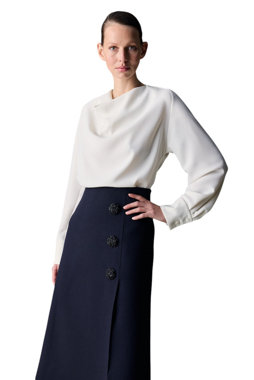 Natan Collection rok dames marine FATHER-N5DT01 140