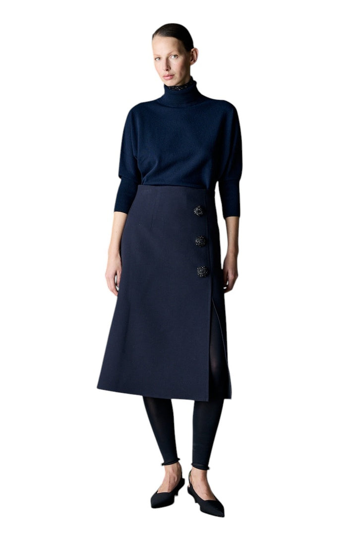 Natan Collection rok dames marine FATHER-N5DT01 140