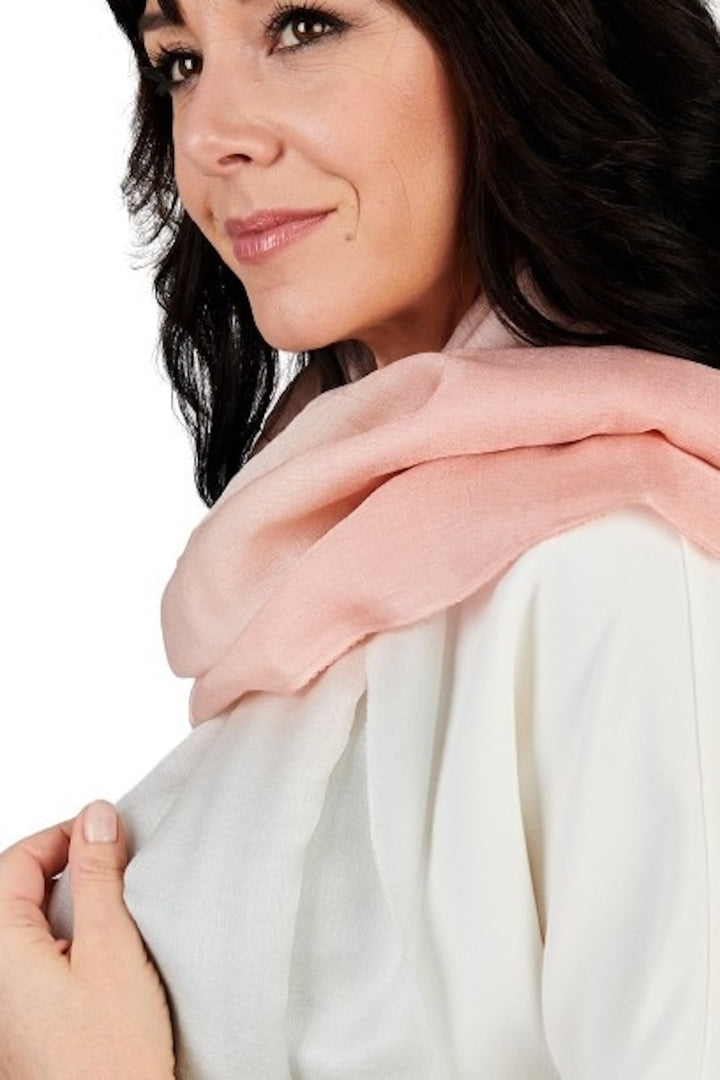 Natan Collection sjaal dames perzik