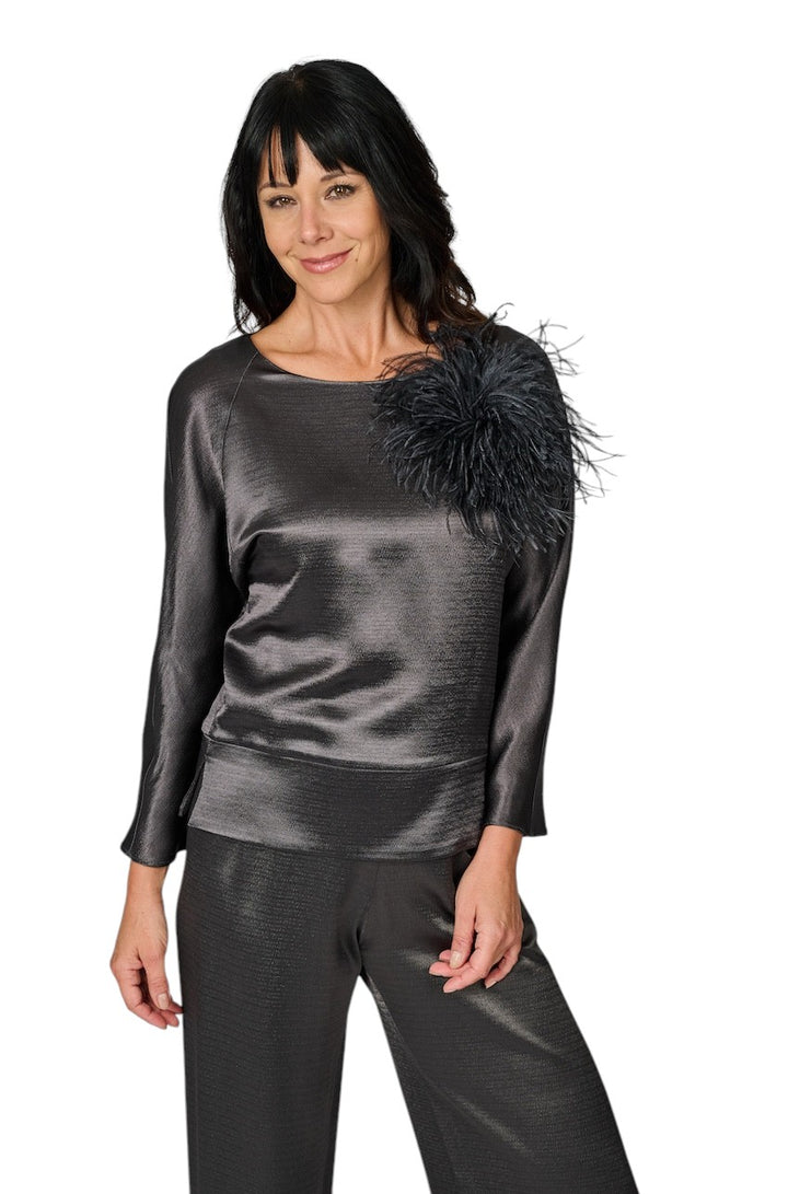 Natan Collection top ladies anthracite DOWY-NQFAT01 178
