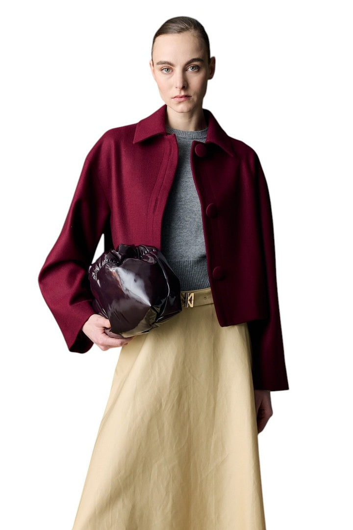 Natan Collection vest dames aubergine FUSAIN-J4TKN03 125