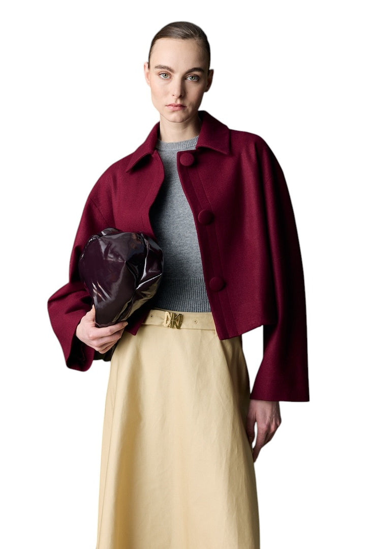 Natan Collection vest dames aubergine FUSAIN-J4TKN03 125