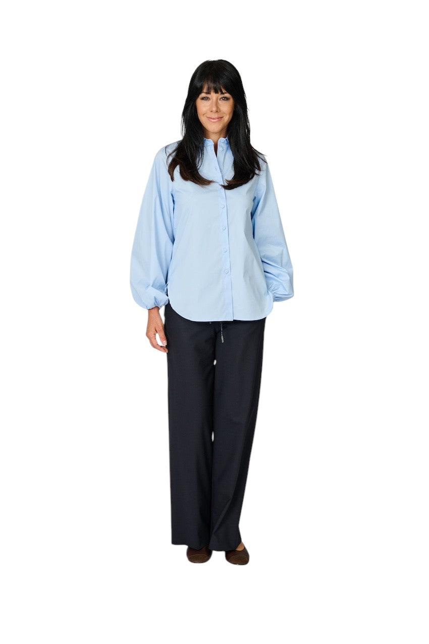 Panicale Cashmere broek dames blauw