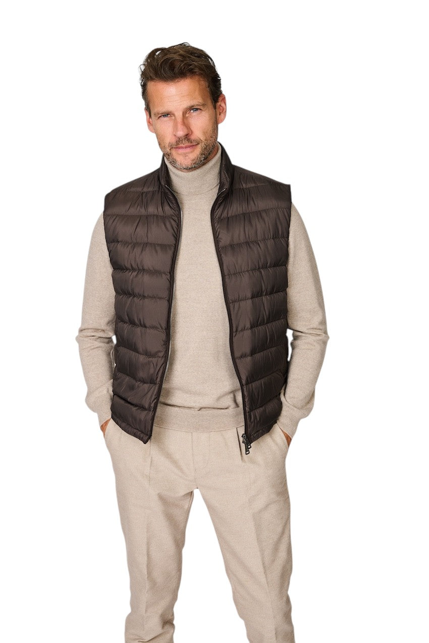 Paul & Shark bodywarmer heren bruin 99312007 306