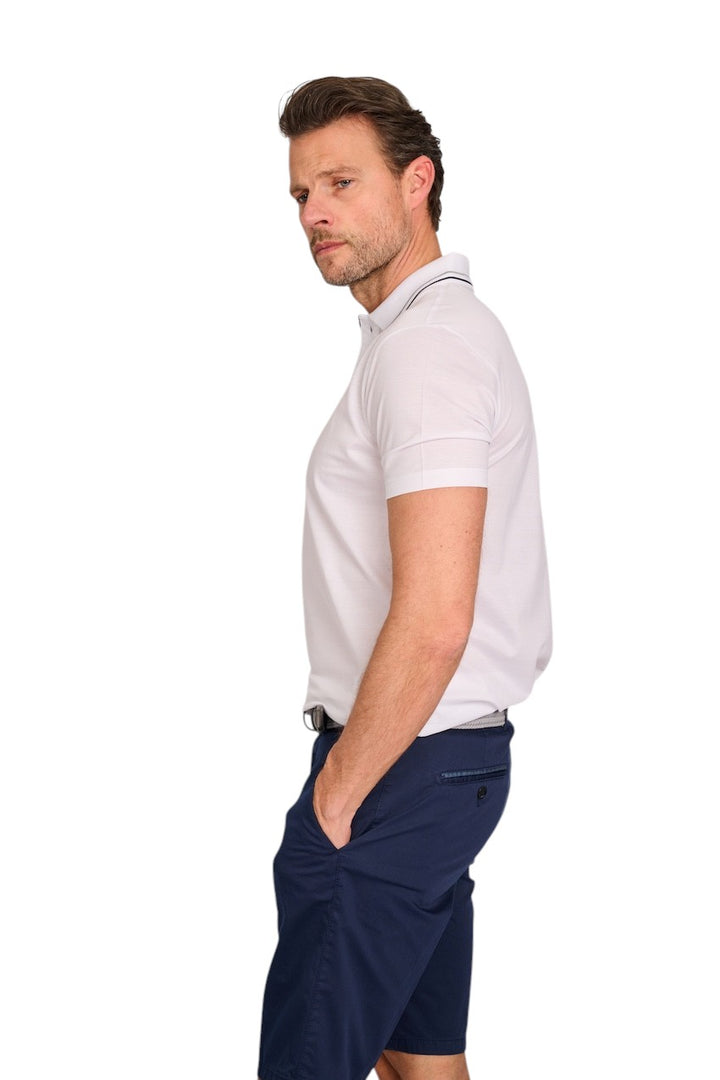 Paul & Shark polo shirt korte mouwen heren wit 25411302 010