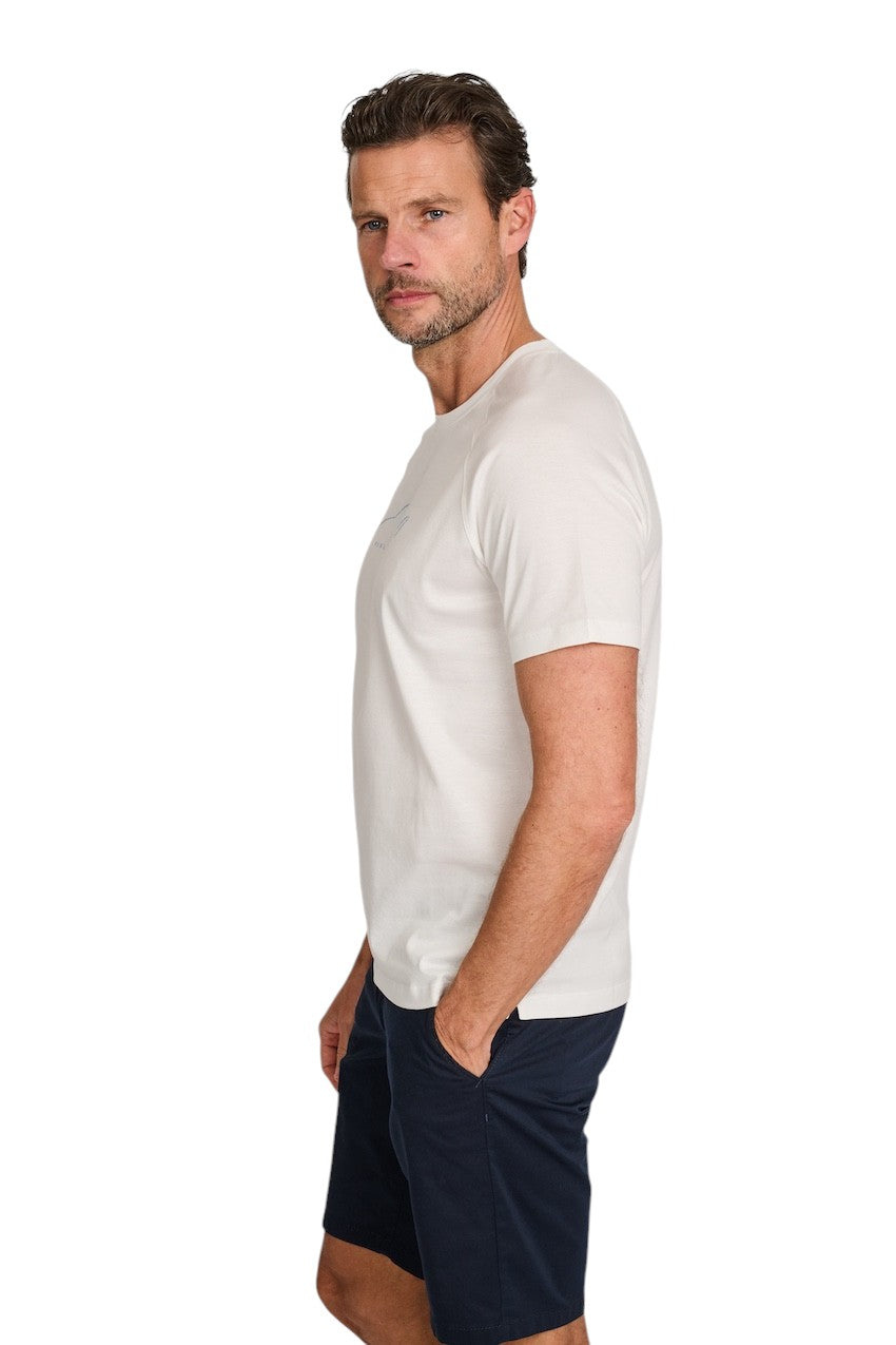 Paul & Shark t-shirt heren wit 26411033 108