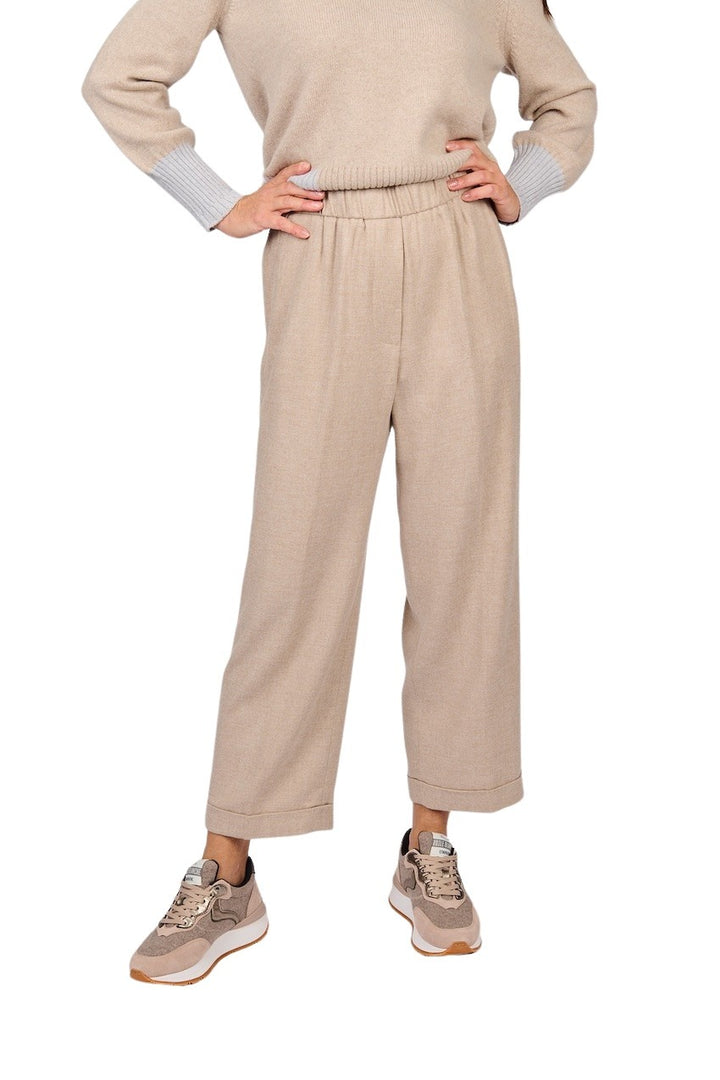 Pantaloni Peserico donna beige