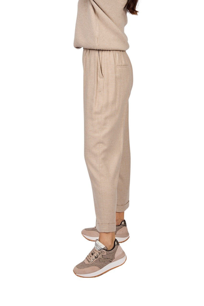 Pantaloni Peserico donna beige