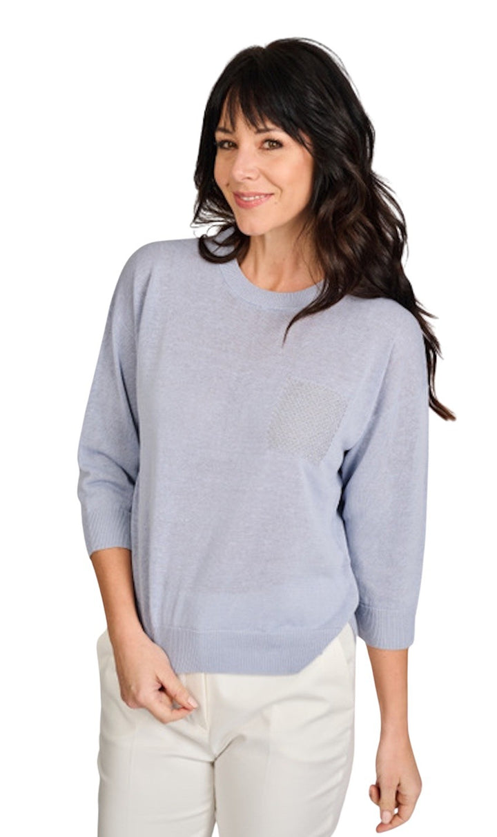 Peserico pull trui dames ciel S99757F12 A9056 A85