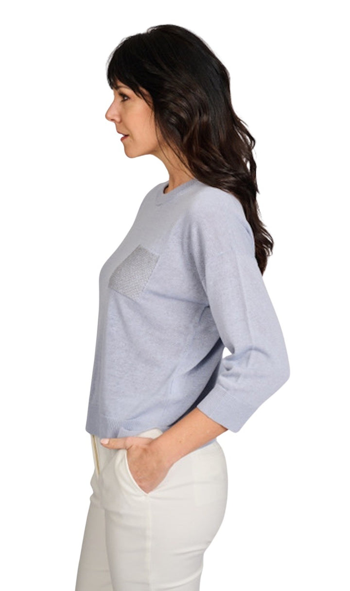 Peserico pull trui dames ciel S99757F12 A9056 A85