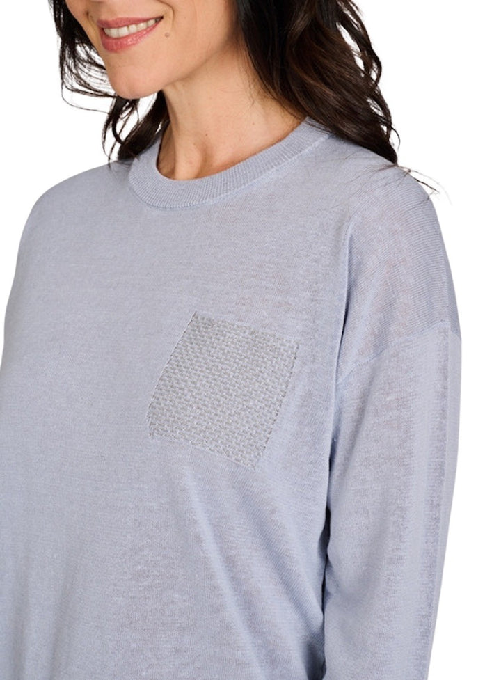 Peserico pull trui dames ciel S99757F12 A9056 A85