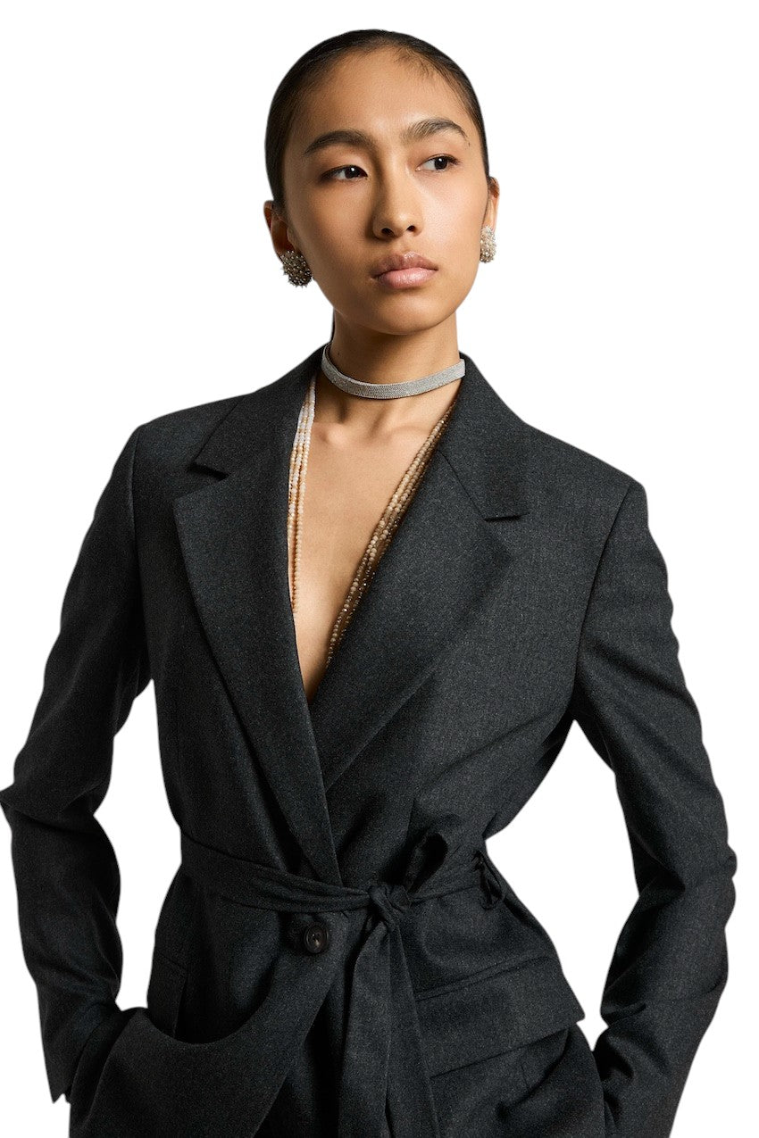 Peserico cardigan ladies anthracite
