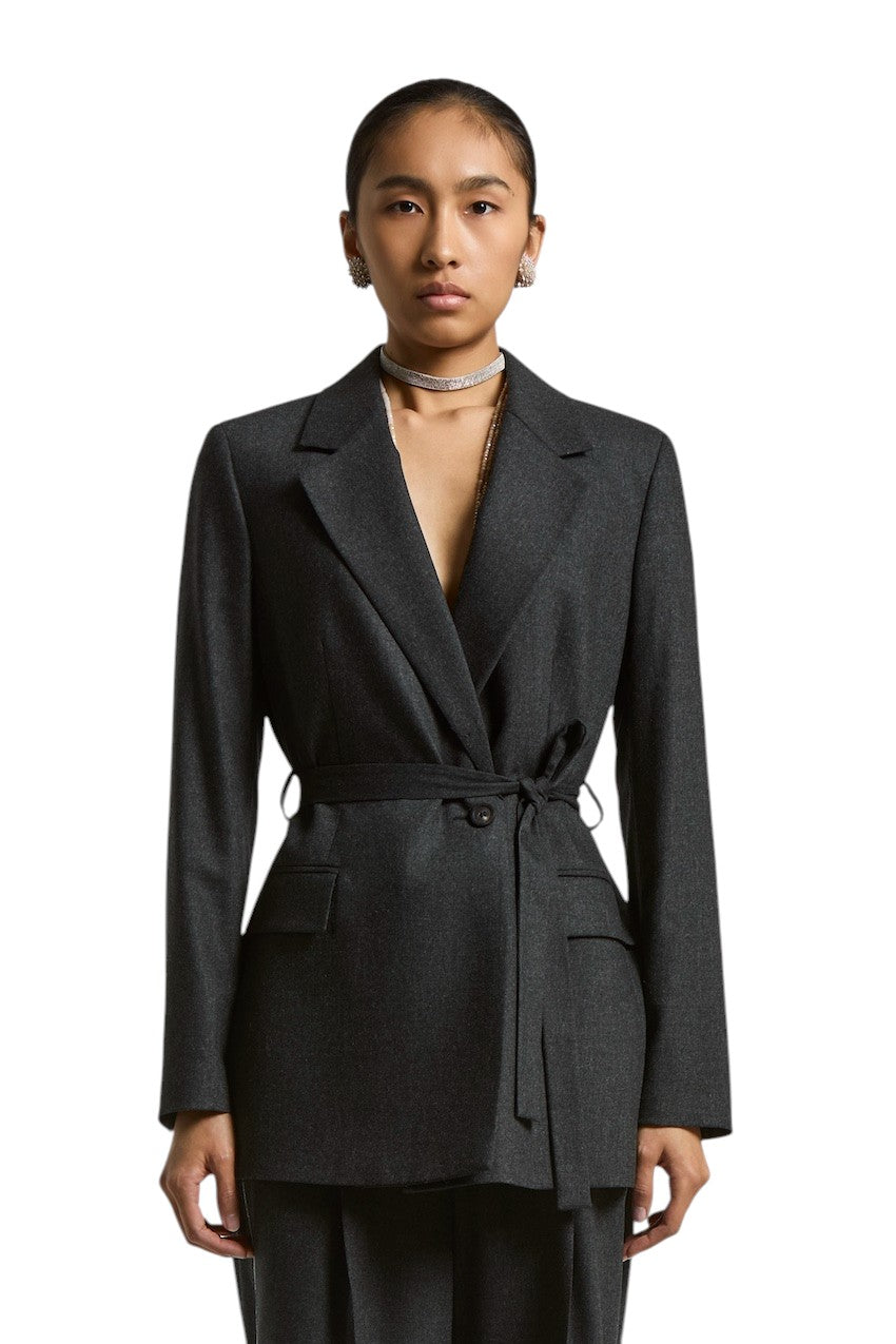 Peserico cardigan ladies anthracite