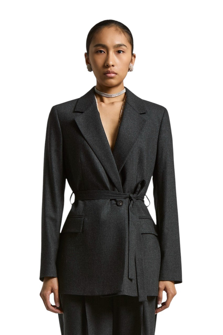 Peserico cardigan ladies anthracite