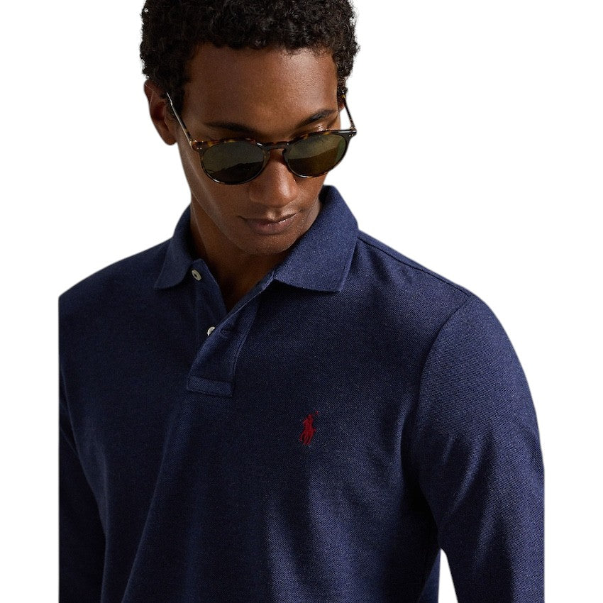 Polo Ralph Lauren Men Polo shirt lange mouwen heren blauw 710680790094