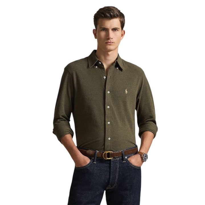 Polo Ralph Lauren Men hemd heren olijf 710654408111