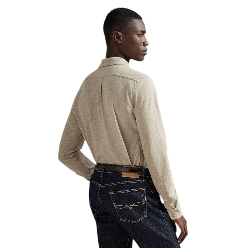 Polo Ralph Lauren Men hemd lange mouwen heren beige classic fit 710654408062
