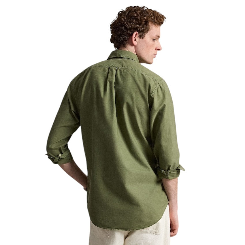 Polo Ralph Lauren Men hemd lange mouwen heren khaki Custom fit