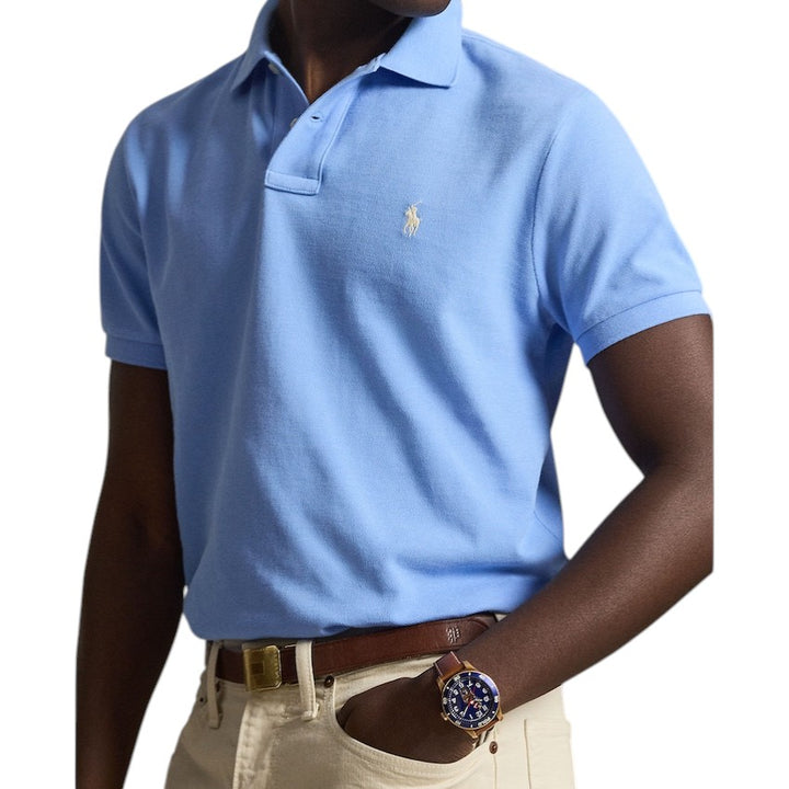 Polo Ralph Lauren Men polo shirt heren licht blauw Custom slim fit 710680784522