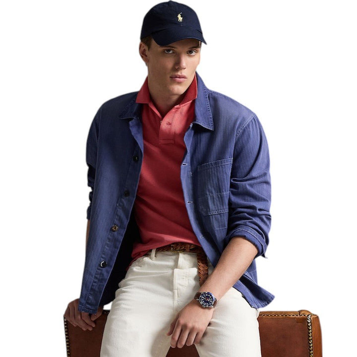 Polo Ralph Lauren Men polo shirt heren rood slim fit 710536856485