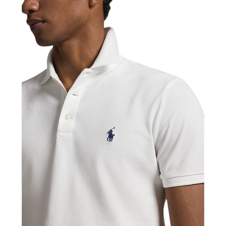 Polo Ralph Lauren Men polo shirt korte mouwen heren wit Custom slim fit