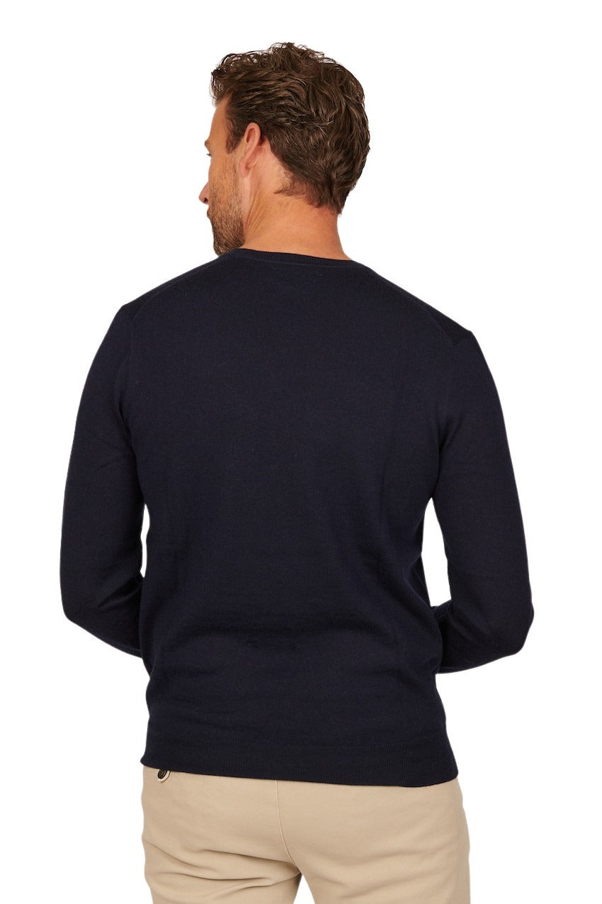 Polo Ralph Lauren Men pull trui v hals heren marine