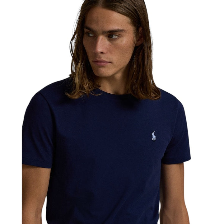 Polo Ralph Lauren Men t-shirt korte mouwen heren blauw Custom slim fit 710671438404