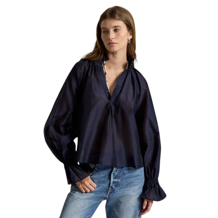 Polo Ralph Lauren Women blouse dames blauw 211B17131002