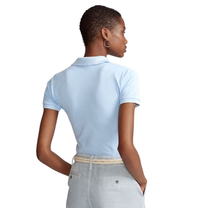Polo Ralph Lauren Women polo shirt dames licht blauw Slim 211870245023