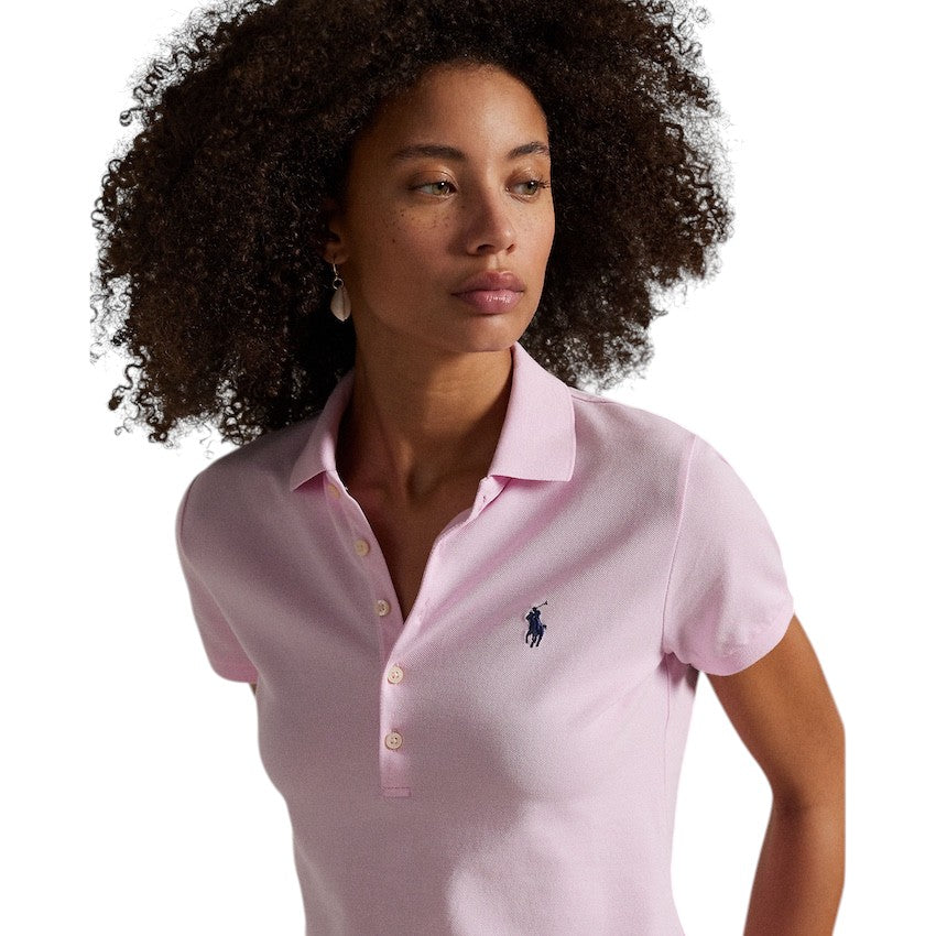 Polo Ralph Lauren Women polo shirt dames roze slim fit 211B18200014