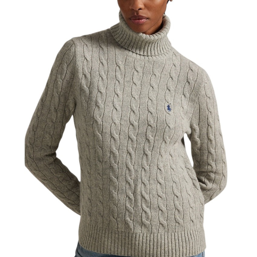 Polo Ralph Lauren Women pull trui rolkraag dames grijs 211888686002