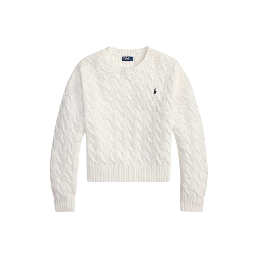 Polo Ralph Lauren Women pull trui ronde hals dames wit 211A96245003