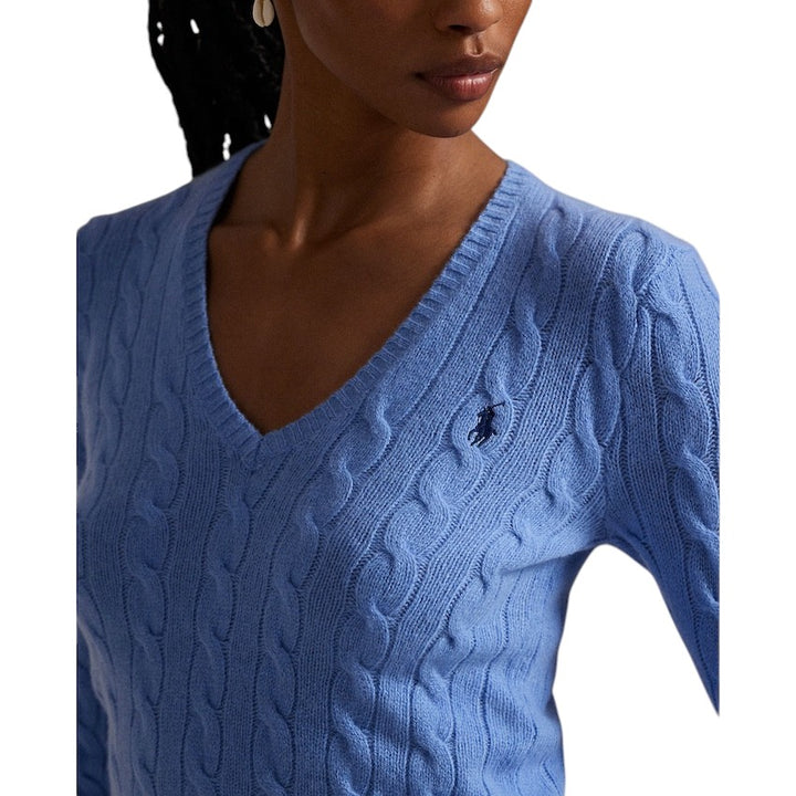 Polo Ralph Lauren Women pull trui v-hals dames ciel 211971866004