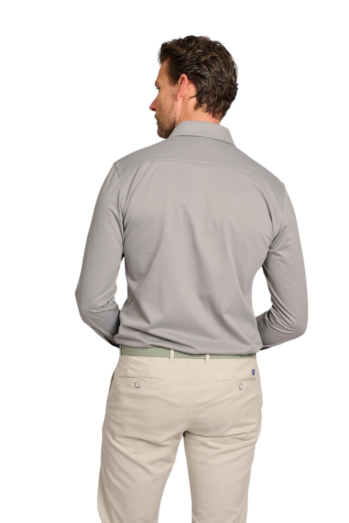 Camicia Profuomo maniche lunghe verde uomo slim fit
