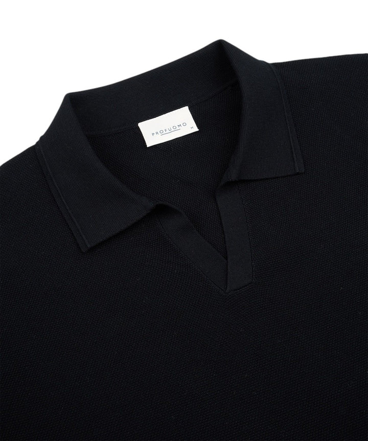 Profuomo polo shirt korte mouwen heren marine PPXD10009A