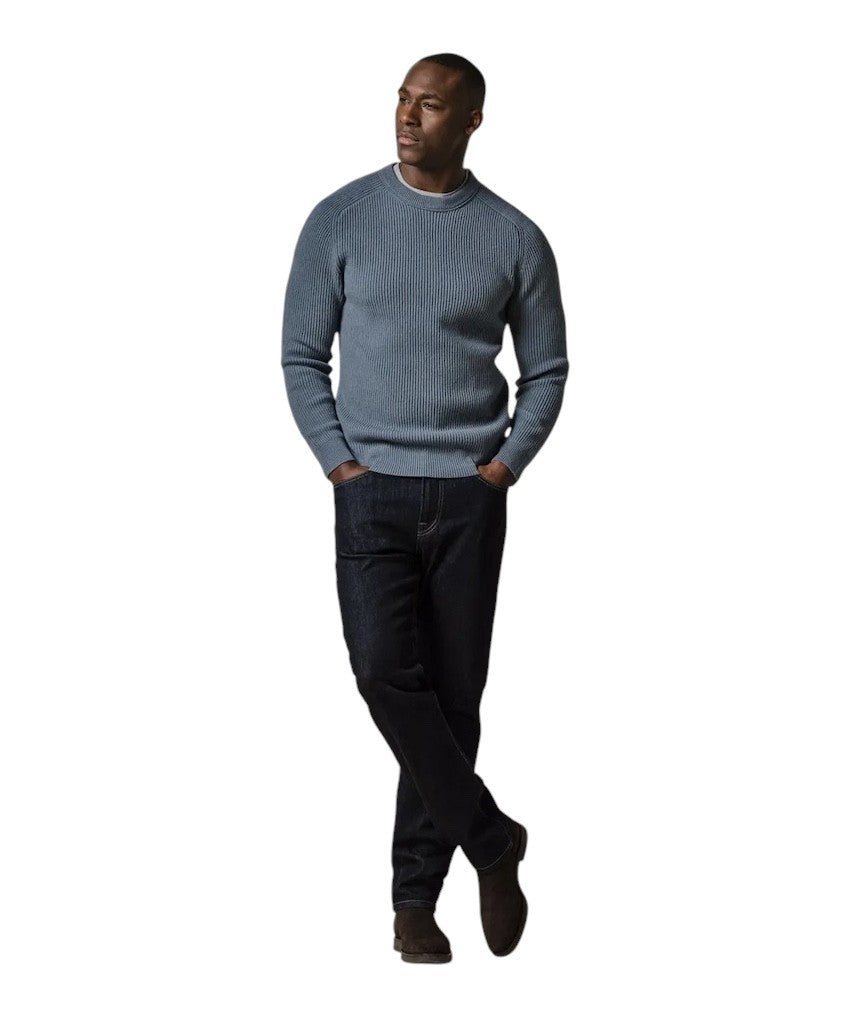 Profuomo pull trui ronde hals heren blauw PPWJ30024E M