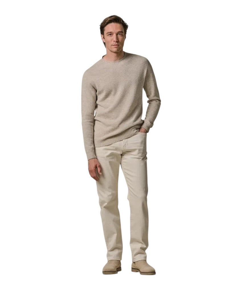 Profuomo pull trui ronde hals heren zand PPWJ30044C F5