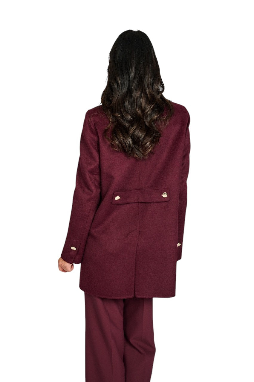 Riani mantel jas dames bordeaux 572220-3886 346