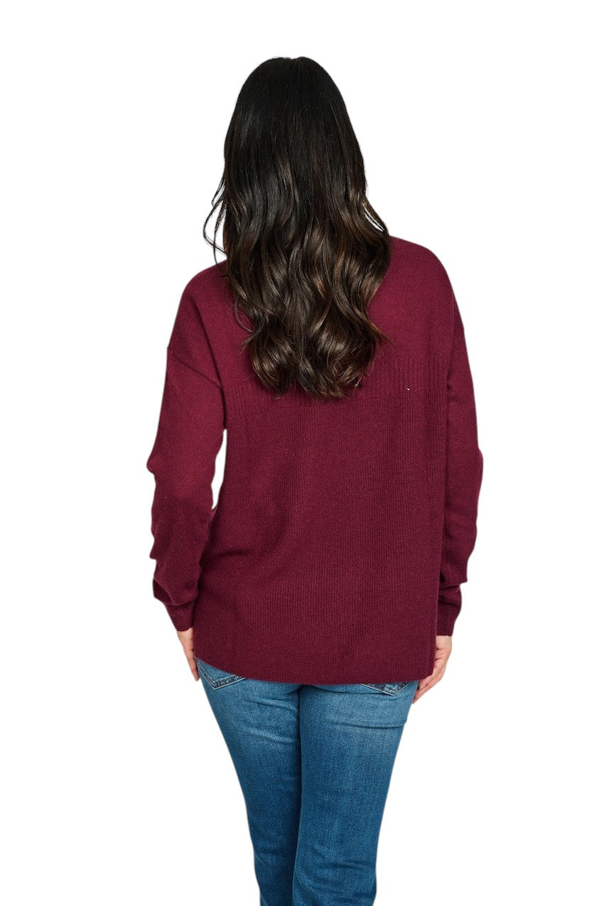 Riani pull trui dames bordeaux 577060-8282 0346