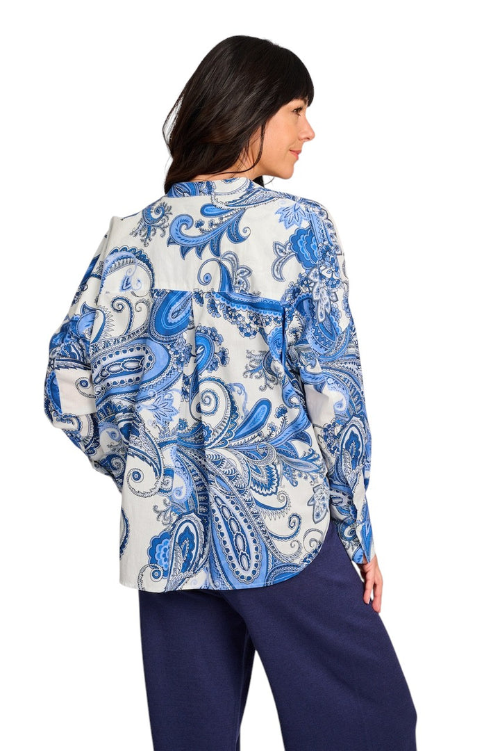Robert Friedman blouse dames blauw Leal I416LEAL11