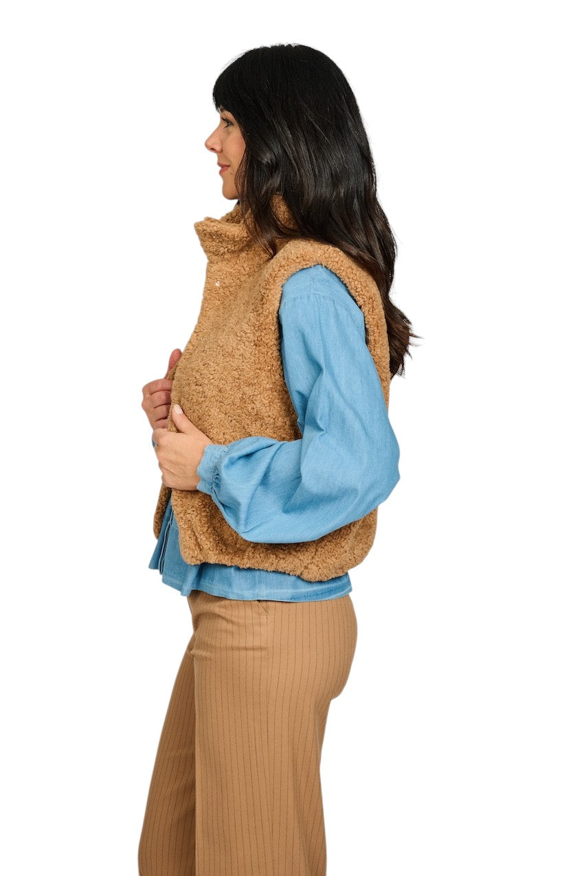 Scapa Flow vest dames camel LAURIEN YUBLI 038